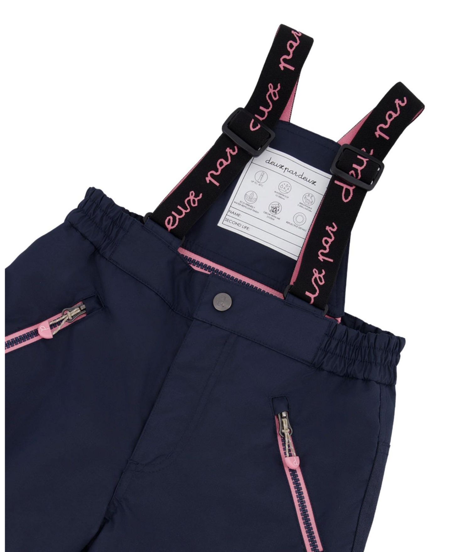 Комплекты Deux par Deux Two Piece Play Snowsuit Floral Print для девочек-малышей, цвет: Синий с принтом — фото 11