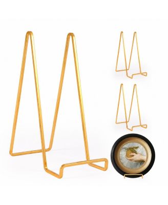 4 Pack Metal Display Stands For Plate Photo Artwork Display