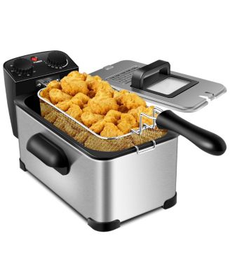 Electric Deep Fryer 3.2 QT/12-Cup Stainless Steel 1700W