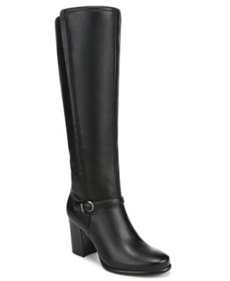 Women's Sasha Faux Leather Zip Tall Boots