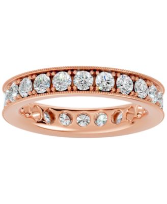 Diamond Round-Cut Full Eternity Anniversary Ring (2 ct. t.w.) in 14k White, Yellow, Rose Gold or Platinum