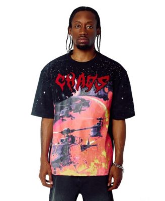 Men's Chaos Chenille Patched Short Sleeve T-Shirt