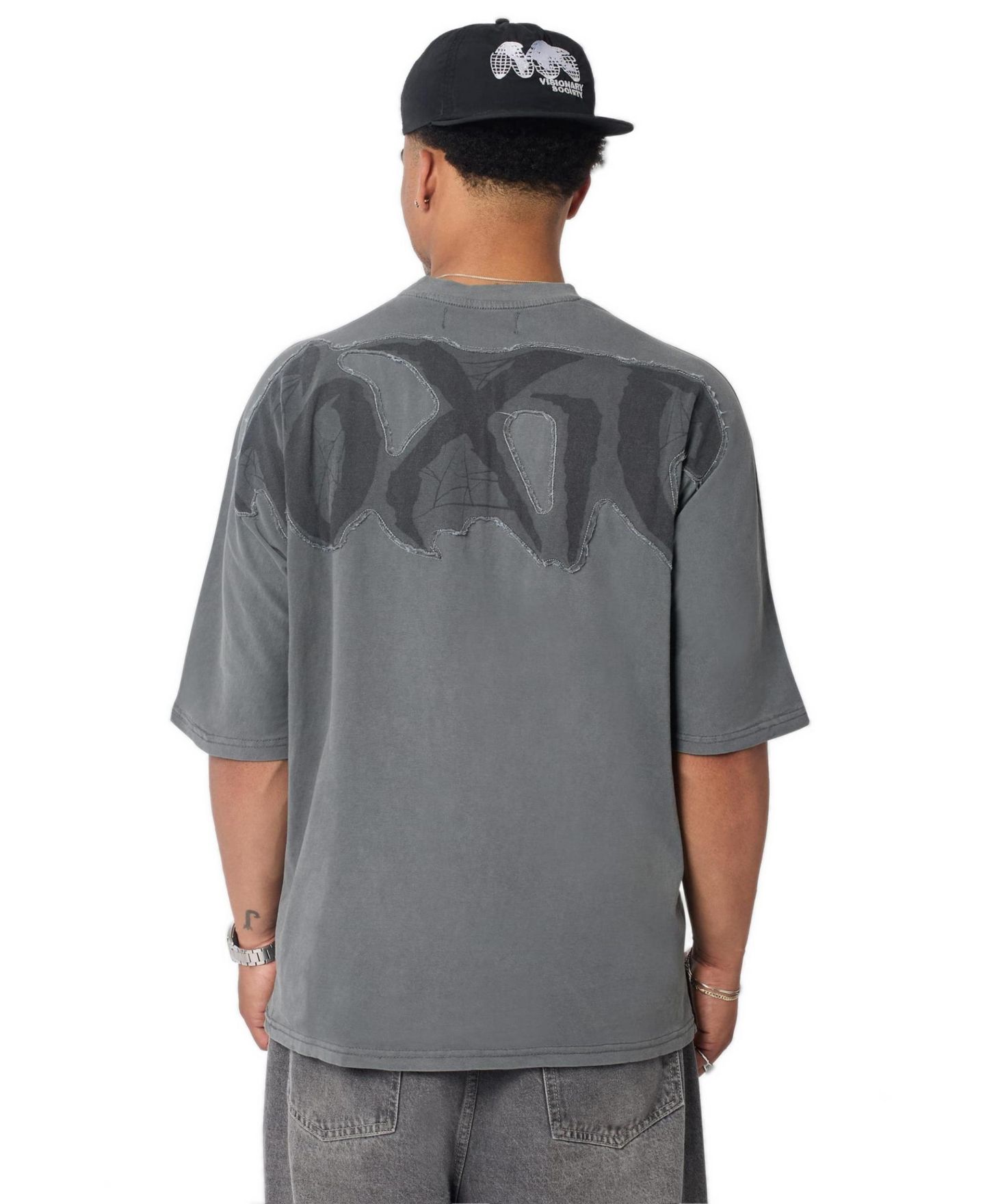 Мужская футболка Reason Toxic Spiderwebs Applique Short Sleeve — фото 2
