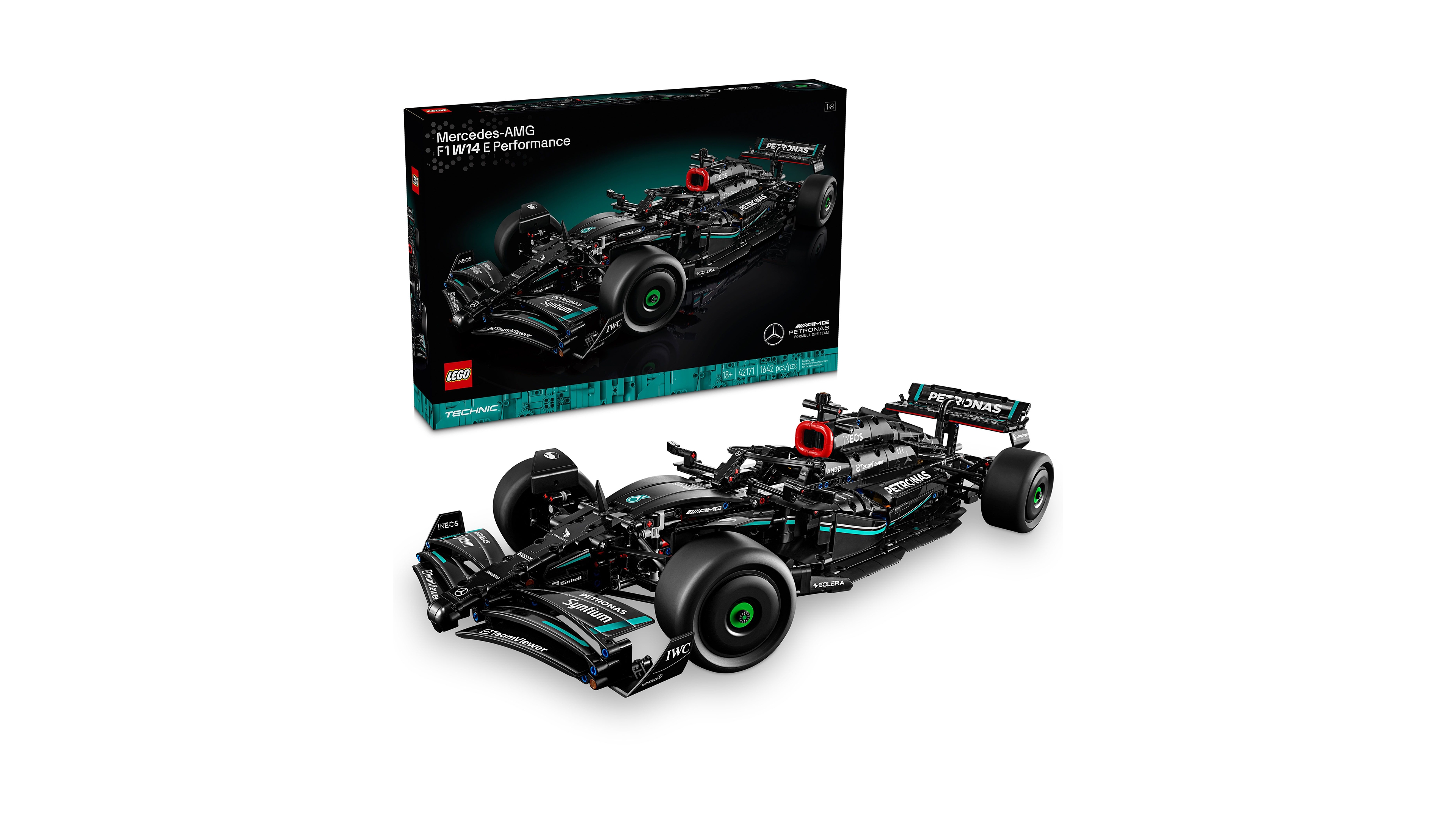 Lego Mercedes-amg F1 W14 E Performance 42171 1,643-Piece Building Set, Ages 18+