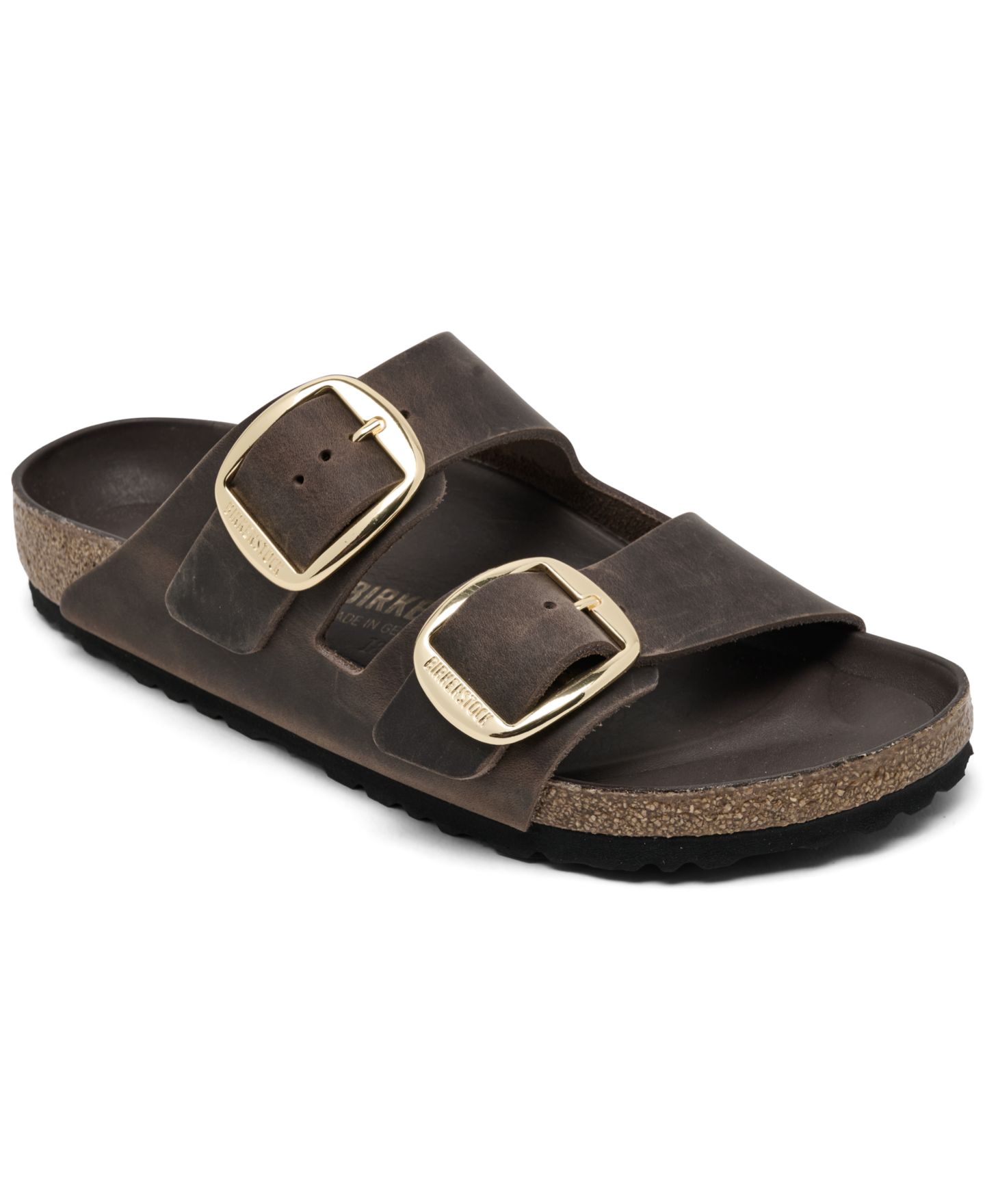 Женские сандалии Birkenstock Arizona Arch Support Adjustable Buckle Leather, цвет: Habana — фото 1