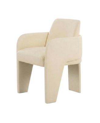 Faux Leather Upholstered Dining Chair with Spring Seat for Dining Room