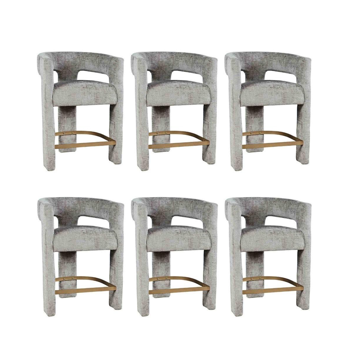 Starlight Canyon Home Modern Upholstered Counter Stool
