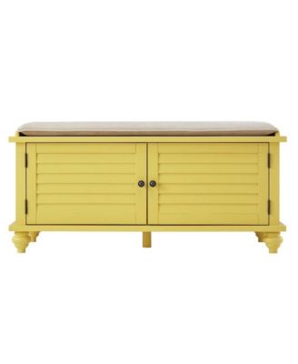 Frasco Bench With Beige Velvet Cushion