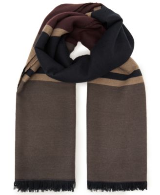 Women's Striped Fringed Winter Camila Scarf