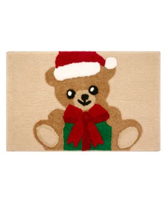 Bear Gift Bath Rug, 20" x 32"