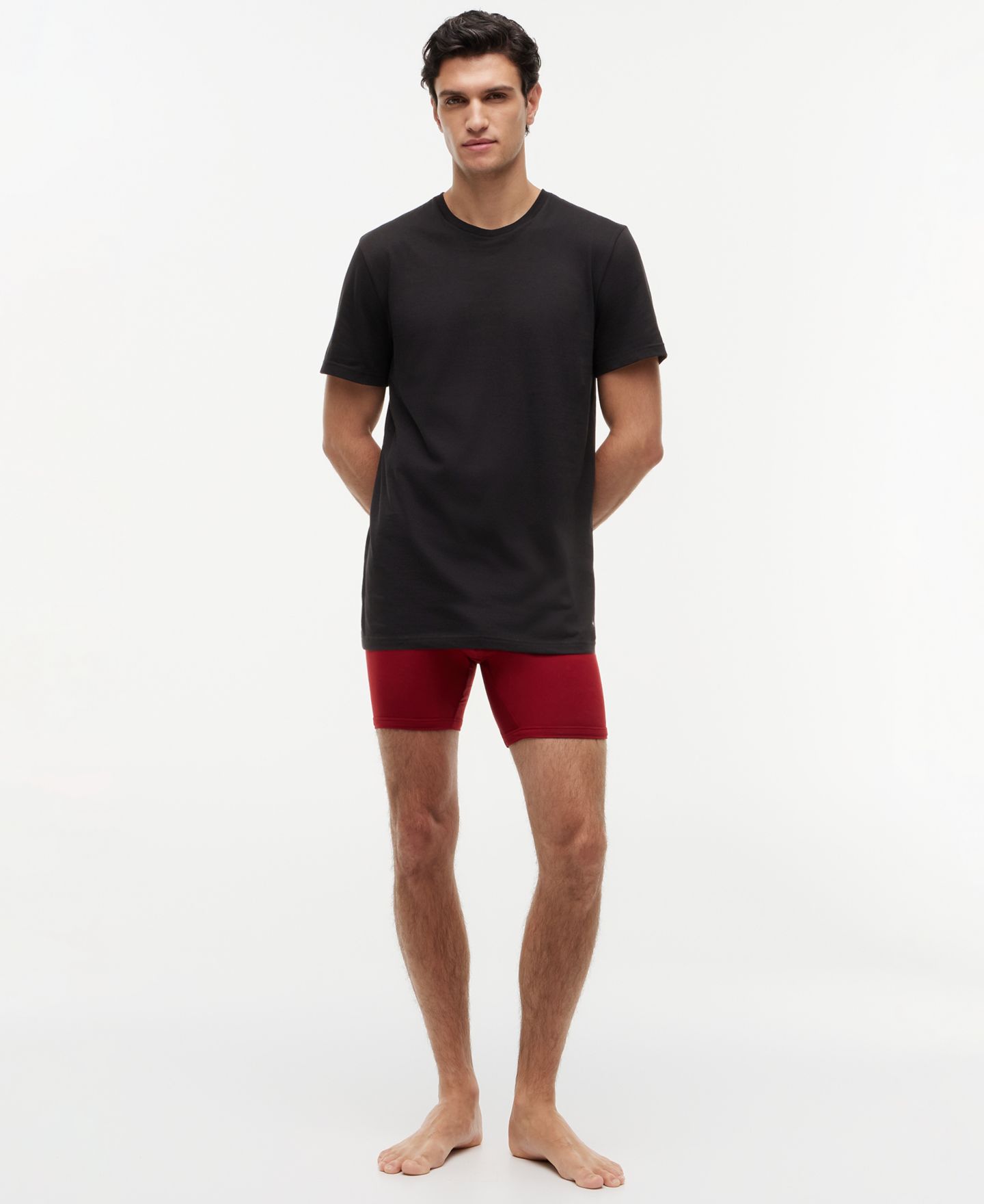 Мужские топы Tommy Hilfiger 3-Pack Classic Cotton Undershirts, цвет: Чёрный / Бежевый — фото 2