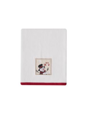 Patchwork Plaid Cotton Bath Towel, 50" x 27"