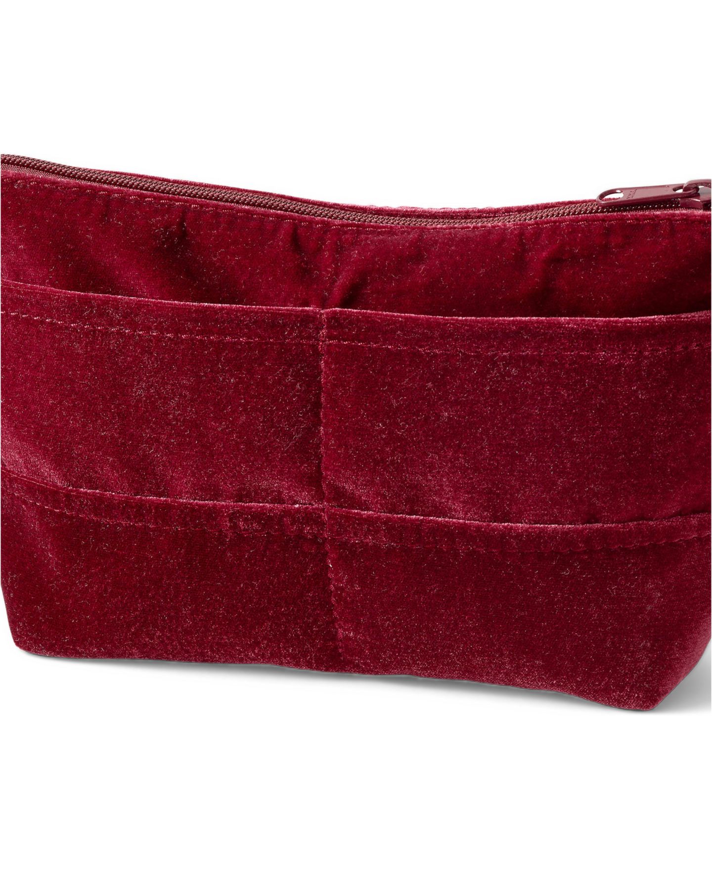 Сумка Lands' End Zip Velvet Pouch, цвет: Красный — фото 3