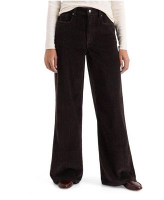 Women's Organic Cotton Corduroy Wide-Leg Pants