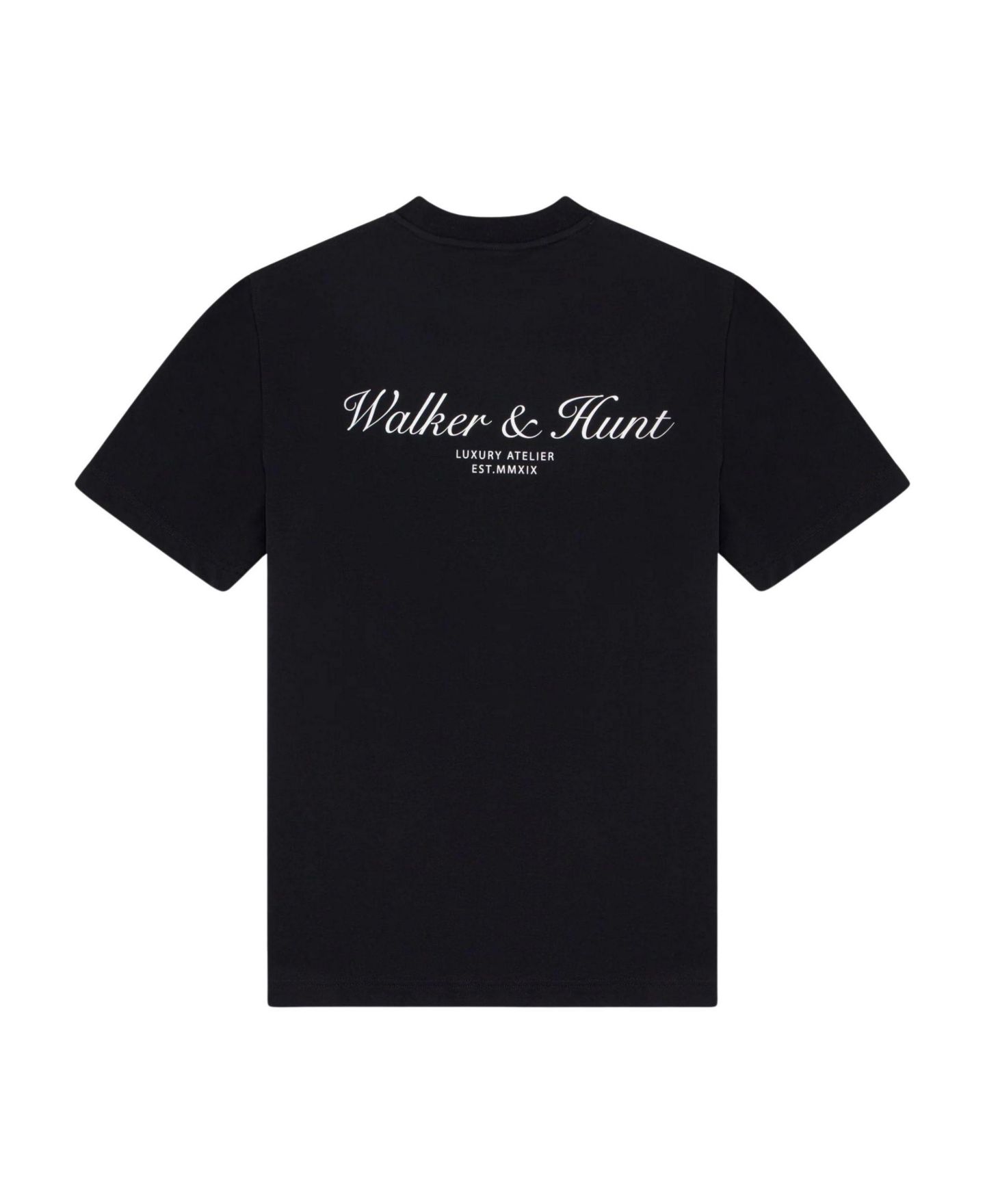 Мужская футболка Walker & Hunt Oversized Dropped Shoulder, цвет: Чёрный — фото 4