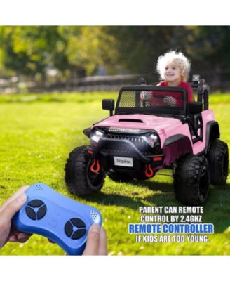 2-Seater Remote Control Electric Ride-On Truck, Ages 1-8