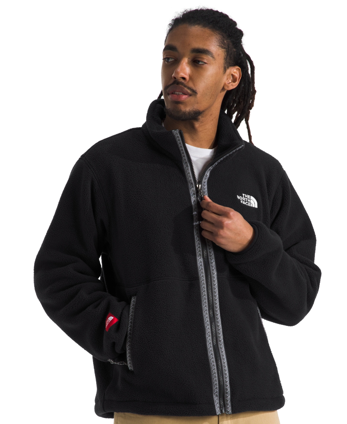 The North Face Men's Fleeski Full-Zip Fleece Jacket - TNF Black