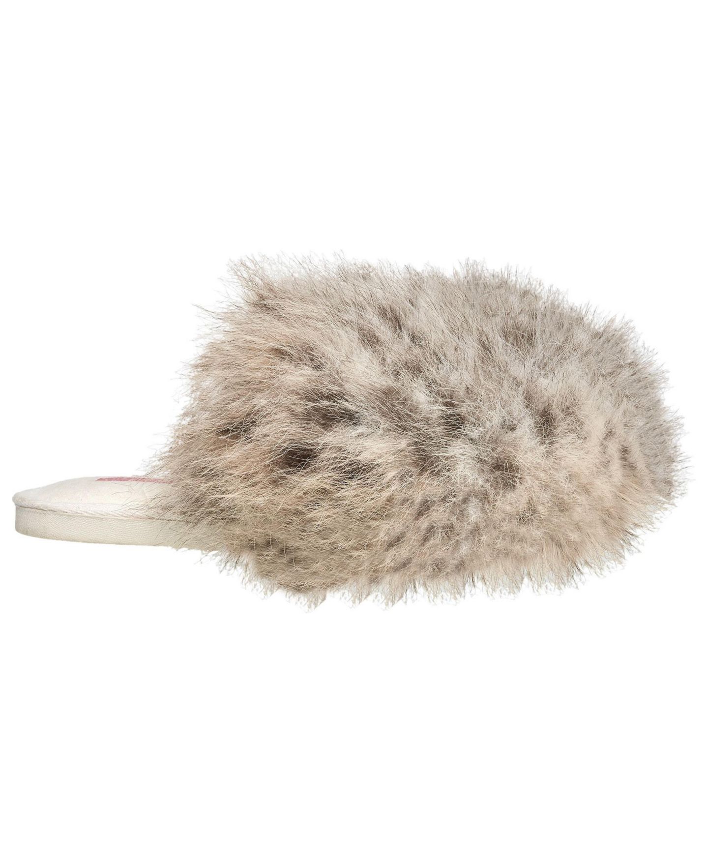 Женские тапочки Thalia Sodi Animal Leopard Puff Ball Slipper, цвет: Слоновая кость разноцветный — фото 2