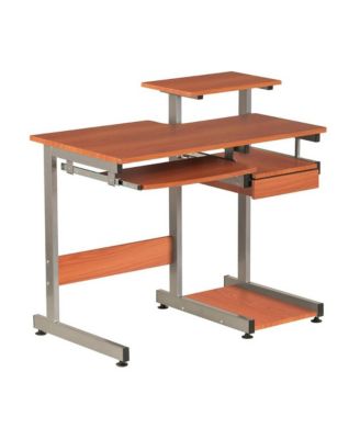 Sturdy Desk With Drawer And 4 Shelves, Heavy Duty Executive Table