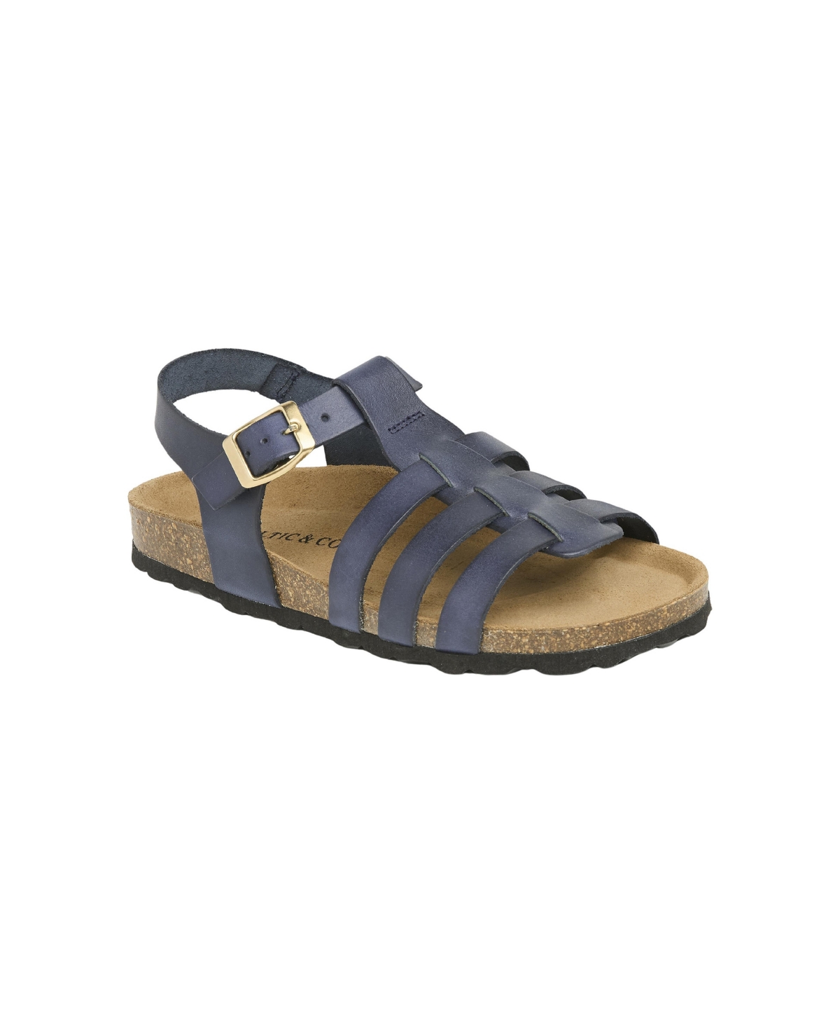 Celtic & Co. Women's Gladiator Ankle Strap Round Toe Sandals