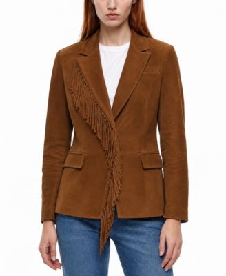 Women's The Adeline Suede Tassel-Detail Jacket