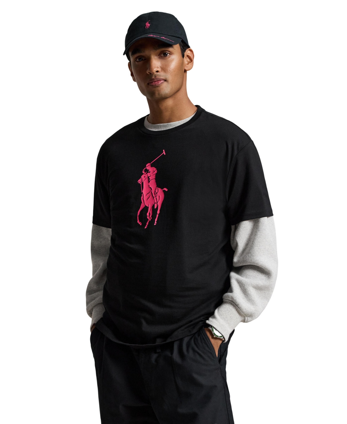 Polo Ralph Lauren Unisex Pink Pony Classic-Fit Jersey T-Shirt