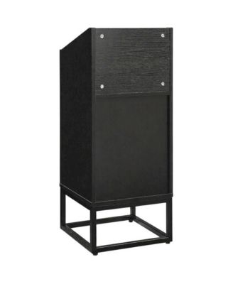 Vinyl Record Storage Stand with Compact Design for Home Entertainment