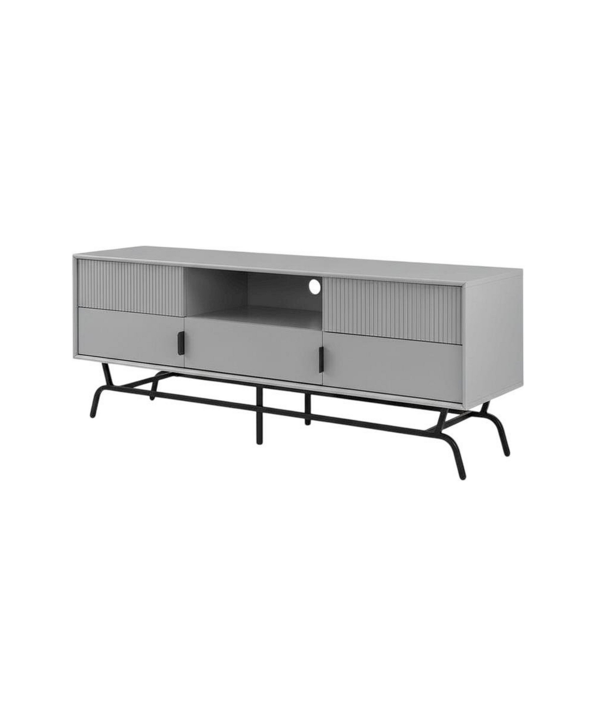 Starlight Canyon Home Contemporary Gray Tv Stand, TVs up to 65 inches, engineered wood construction - Gray