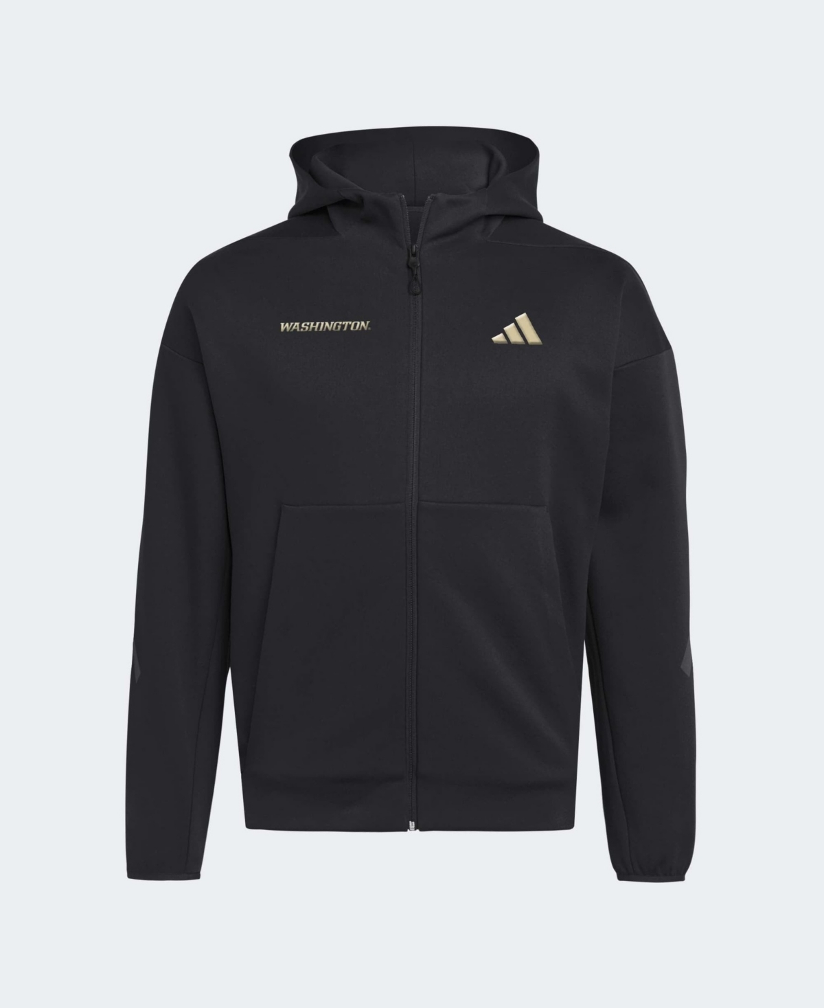 Adidas Men's Black Washington Huskies Z.n.e Full-Zip Hoodie - Black