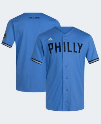 Men's Blue Philadelphia Union MLS x US Sports Baseball Jersey