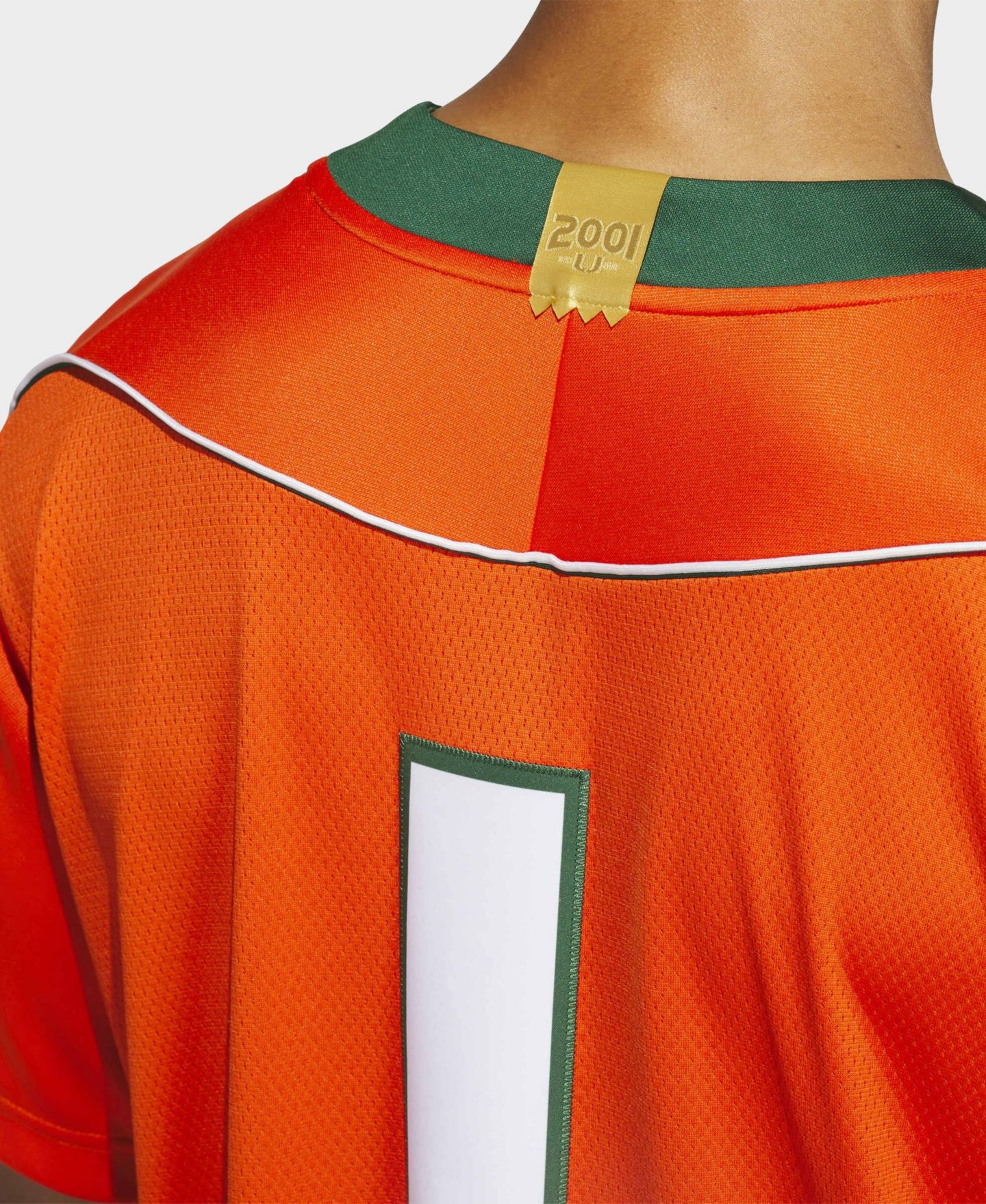 Мужской топ adidas 1 Orange Miami Hurricanes It's Back Premier Jersey — фото 6