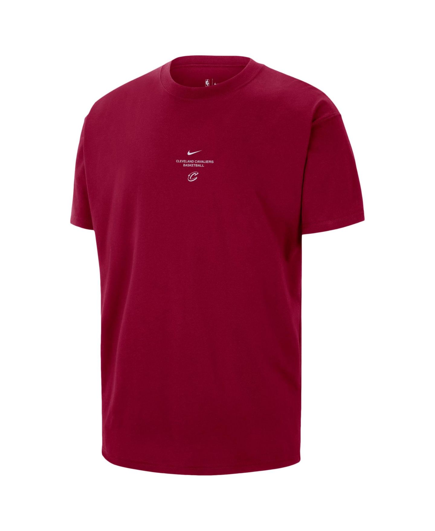 Мужская футболка Nike Wine Cleveland Cavaliers 2026 Standard Issue Practice — фото 2