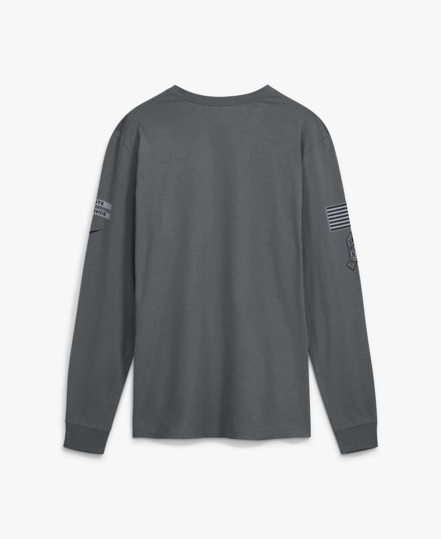 Мужская футболка Nike Gray Dallas Cowboys 2026 Salute to Service Long Sleeve — фото 2
