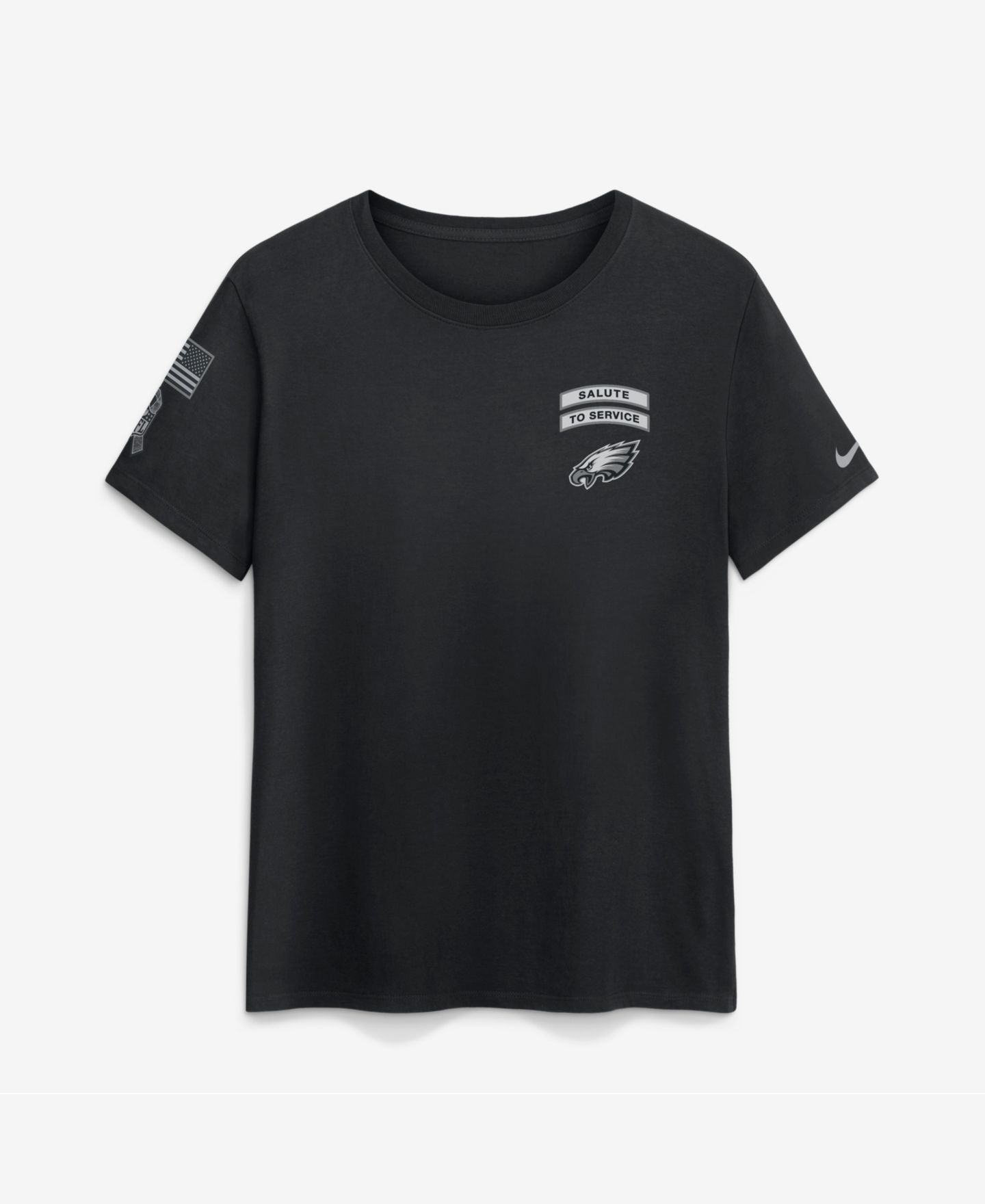 Женская футболка Nike Black Philadelphia Eagles 2026 Salute to Service — фото 2