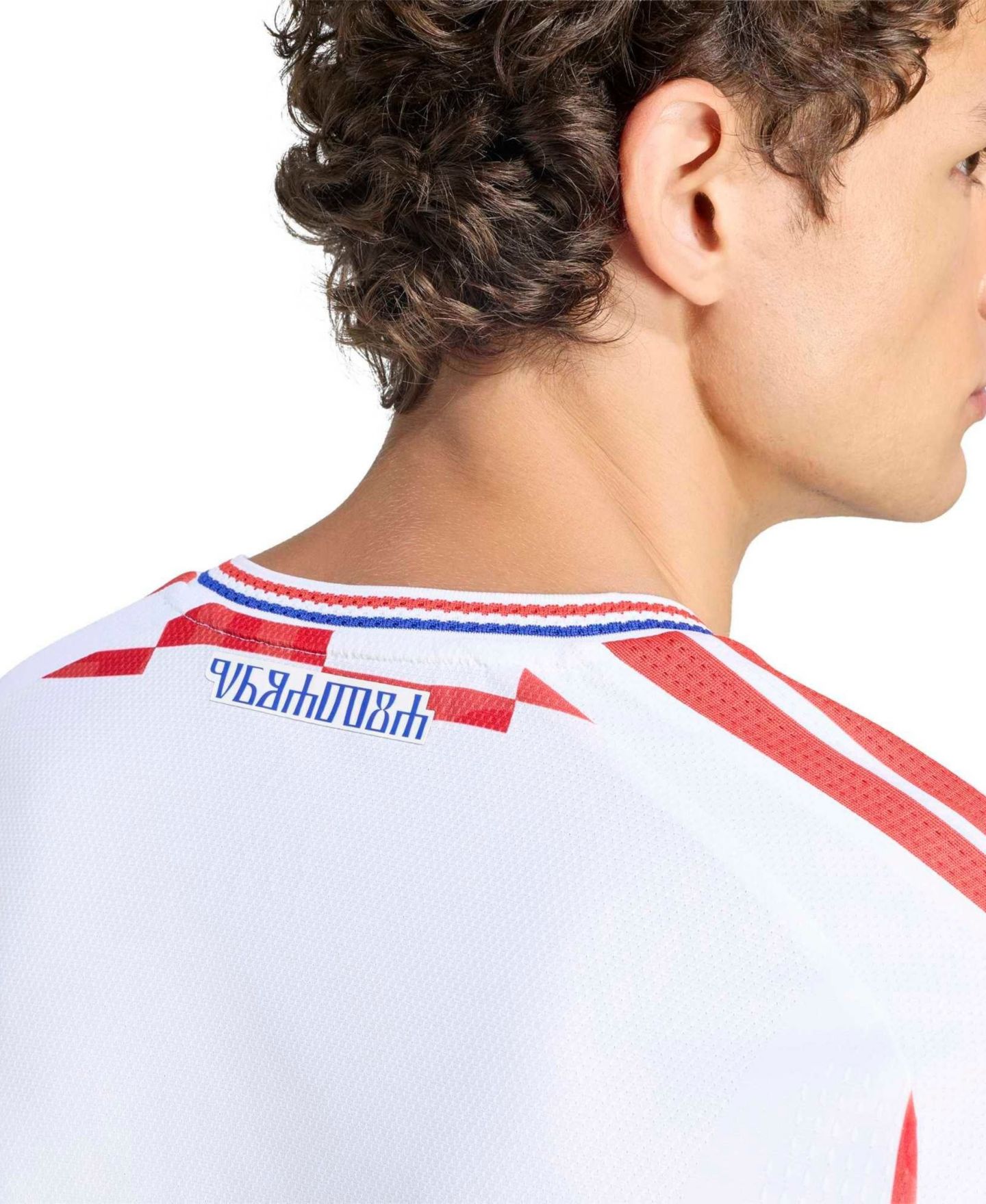 Мужской топ adidas White Croatia National Team 2027 Home On-Field Authentic Jersey — фото 7