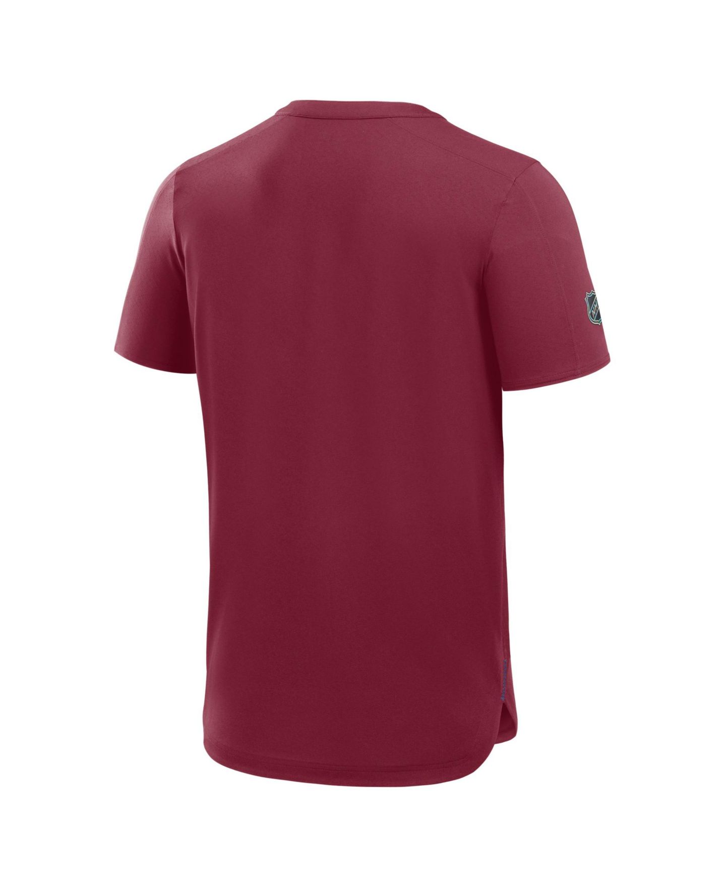 Мужская футболка Fanatics Burgundy Colorado Avalanche Authentic Pro Train Performance — фото 4