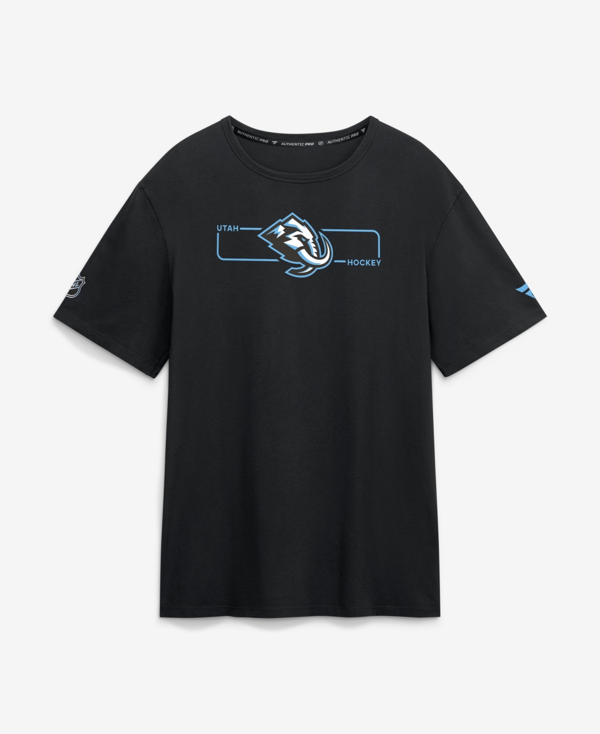 Fanatics Men's Black Utah Mammoth Authentic Pro Primary Logo T-Shirt