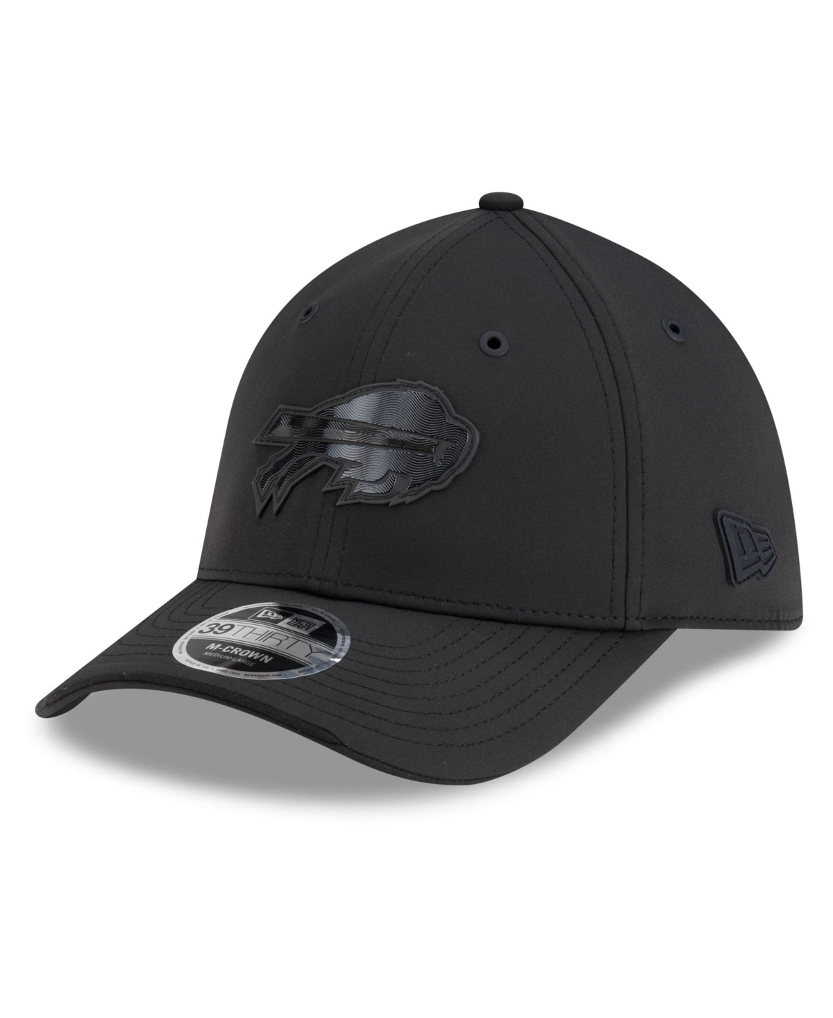 New Era Men's Black Buffalo Bills 2026 Sideline 39THIRTY M-Crown Stretch Hat
