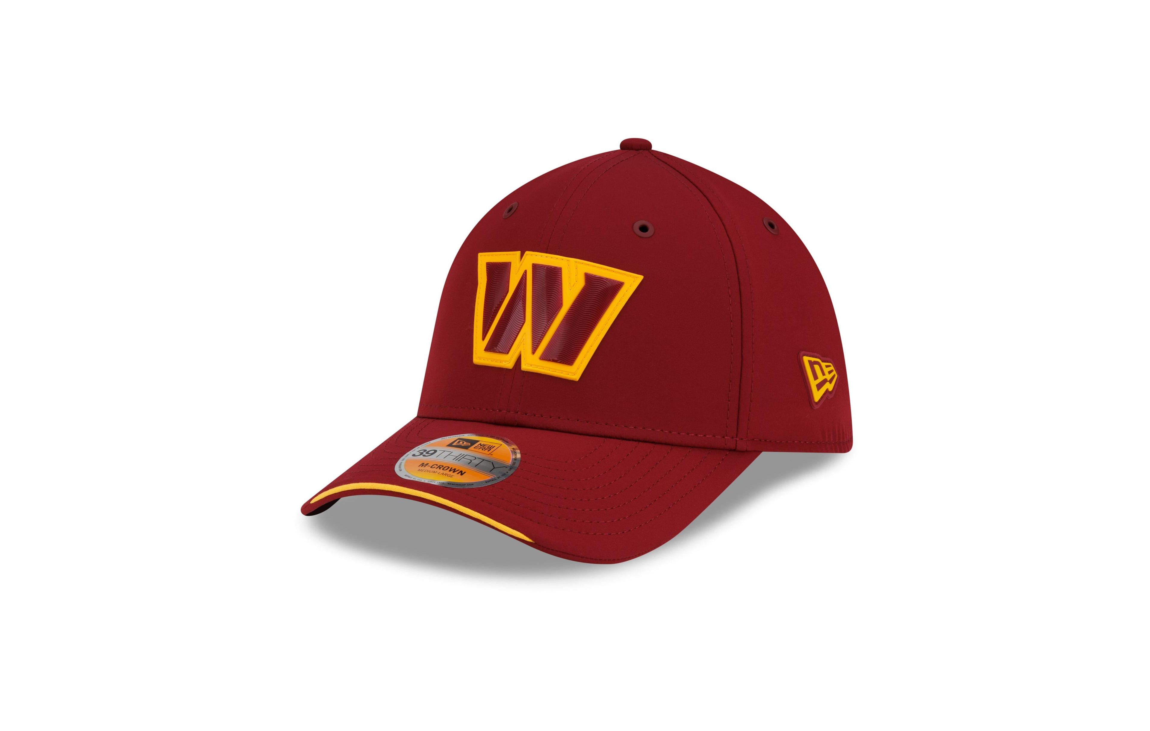 New Era Men's Burgundy Washington Commanders 2026 Sideline 39THIRTY M-Crown Flex Hat