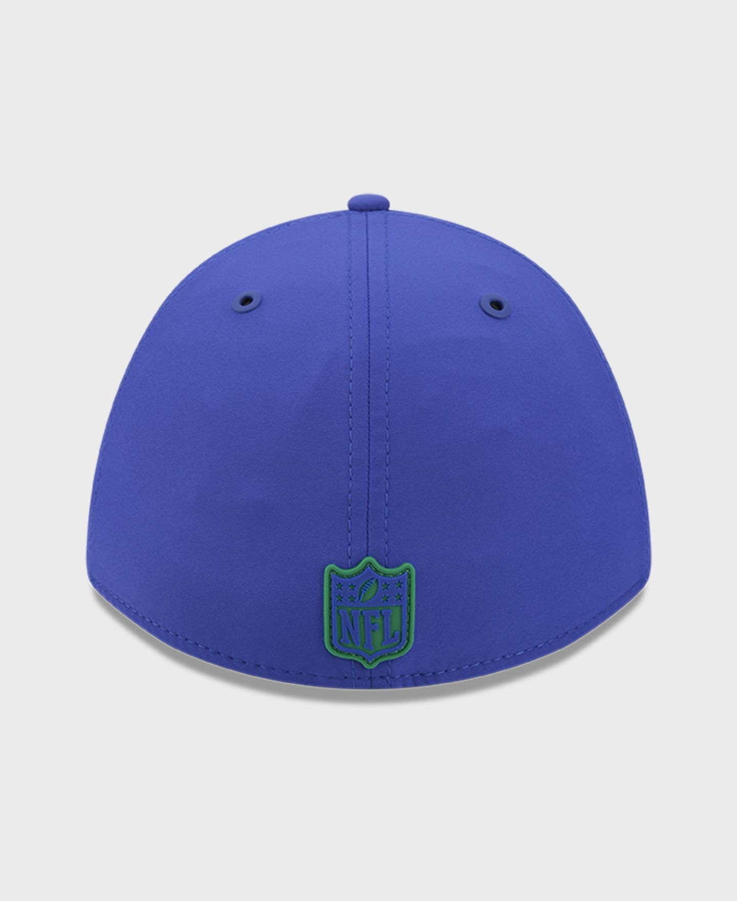 Мужская кепка New Era Royal Seattle Seahawks 2026 Sideline Throwback 39THIRTY M-Crown Flex Hat — фото 4