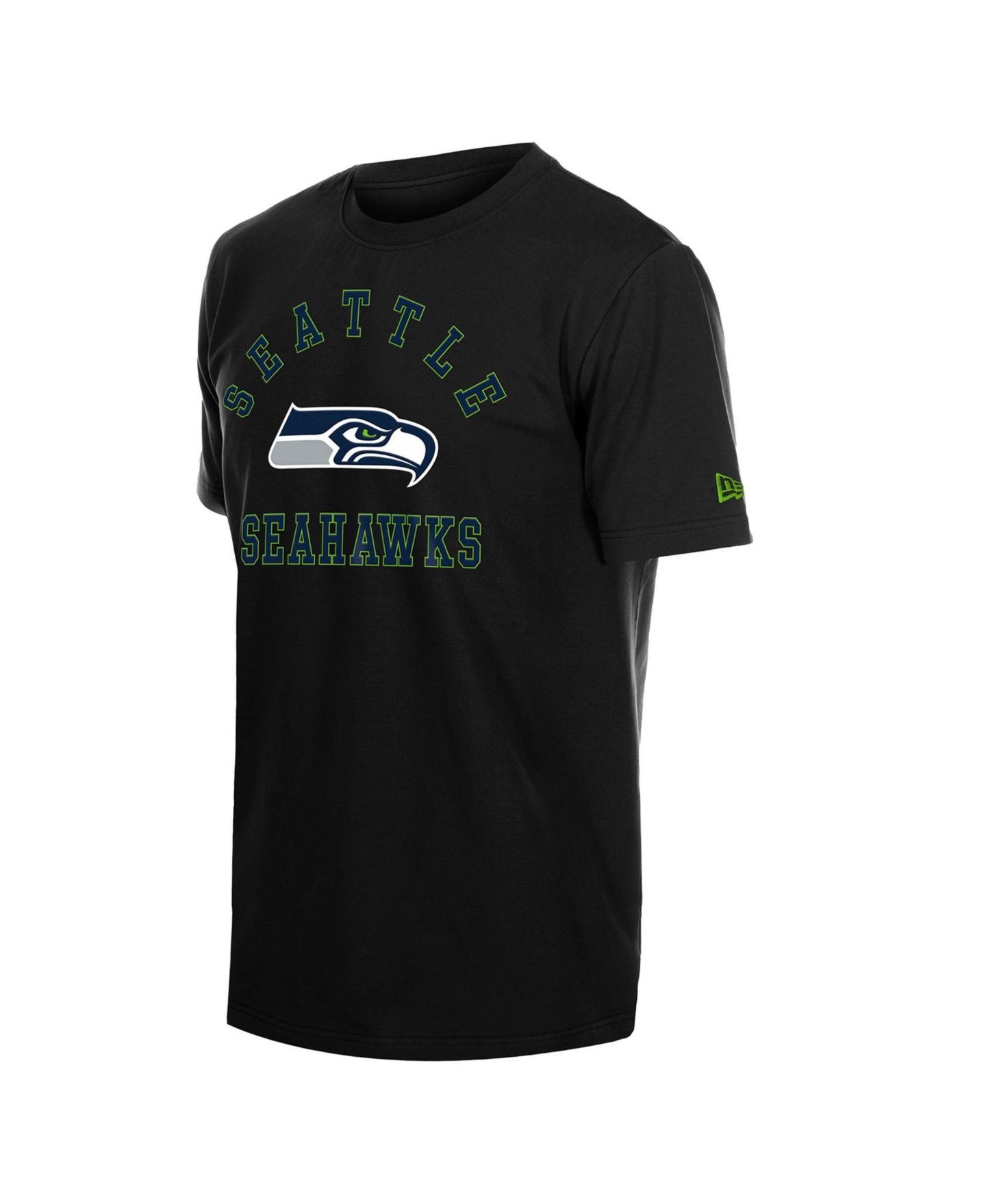 Мужская футболка New Era Black Seattle Seahawks Functional Fandom — фото 1