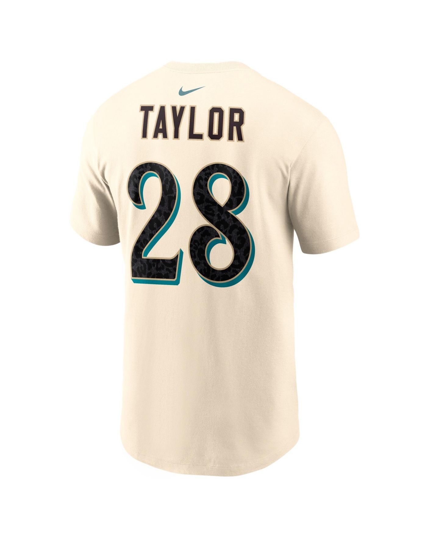 Мужская футболка Nike Fred Taylor Natural Jacksonville Jaguars 2026 Rivalries Collection Player Name & Number — фото 6