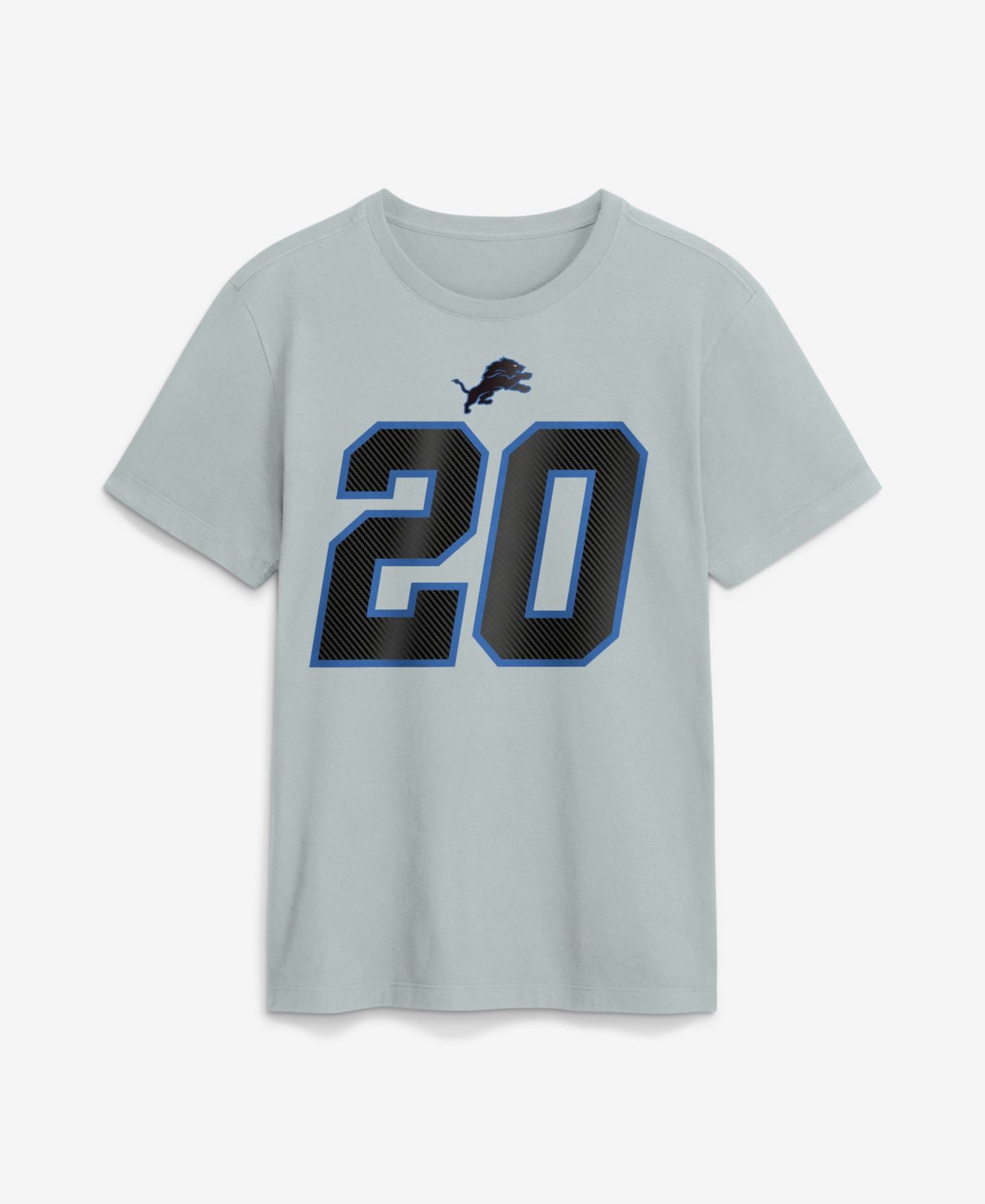 Мужская футболка Nike Barry Sanders Silver Detroit Lions 2026 Rivalries Collection Player Name & Number — фото 2