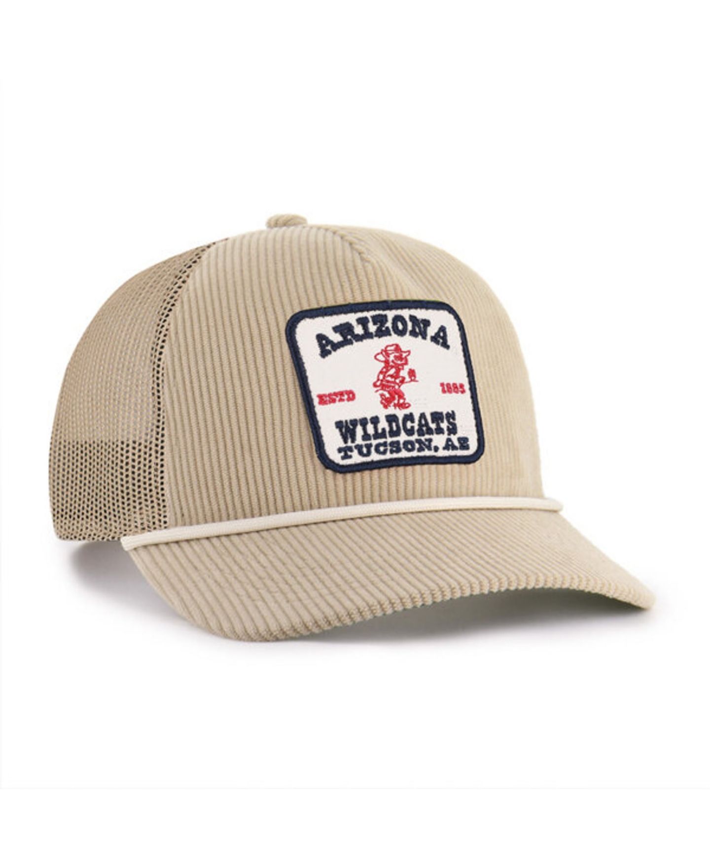Кепка '47 Brand Khaki Arizona Wildcats Cordlandia Hitch Adjustable Hat — фото 2
