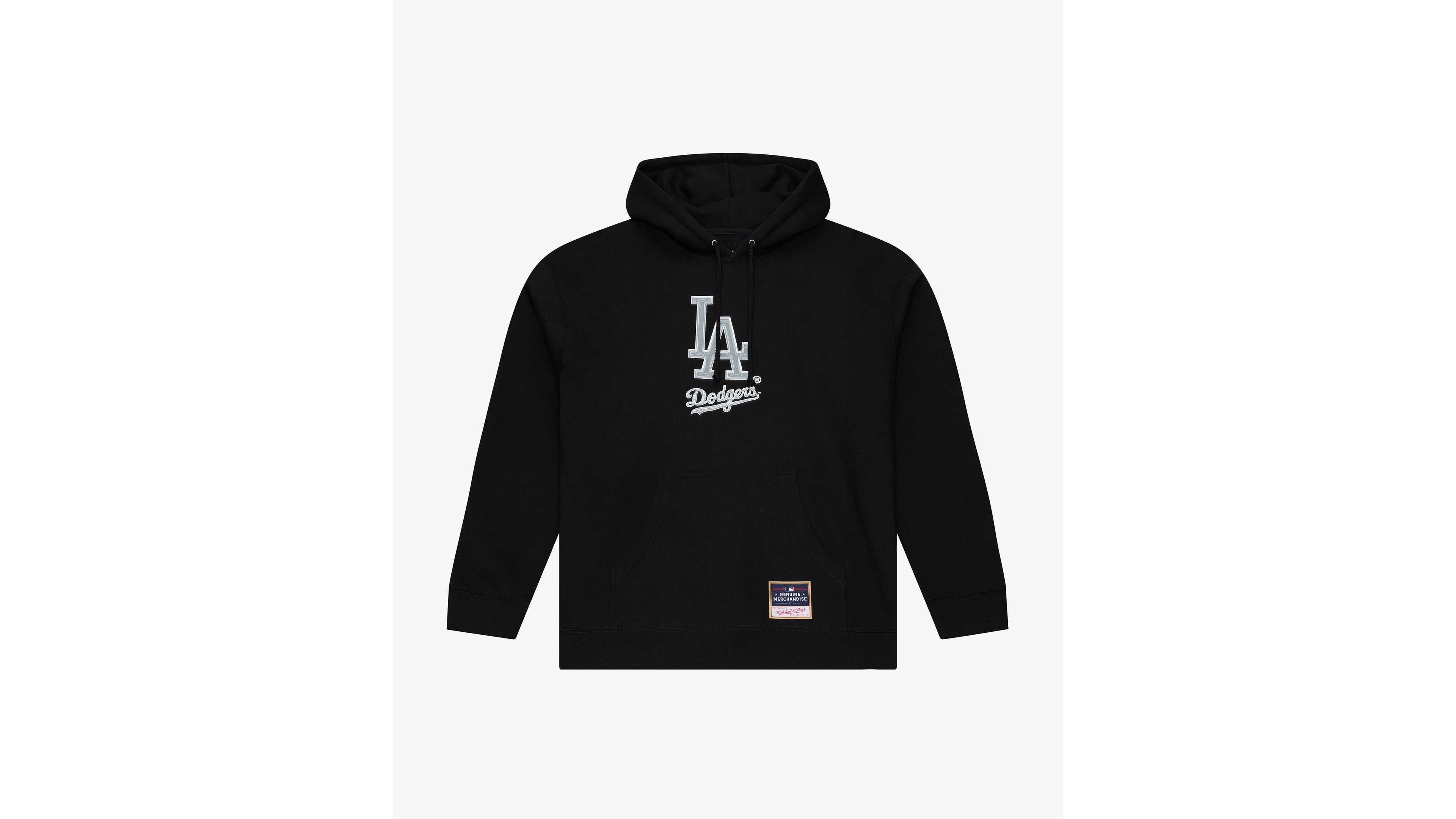 Mitchell & Ness Men's Black Los Angeles Dodgers Chrome Hoodie