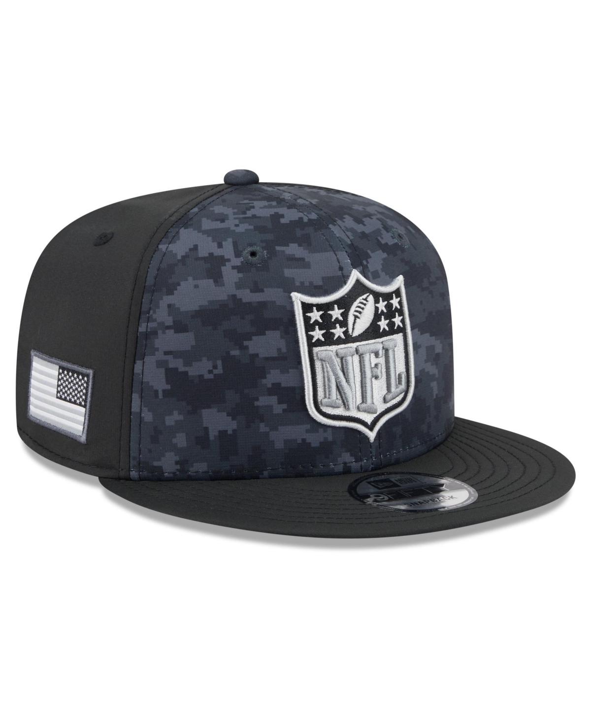 New Era Men's Black Nfl 2026 Salute To Service 9FIFTY Snapback Hat