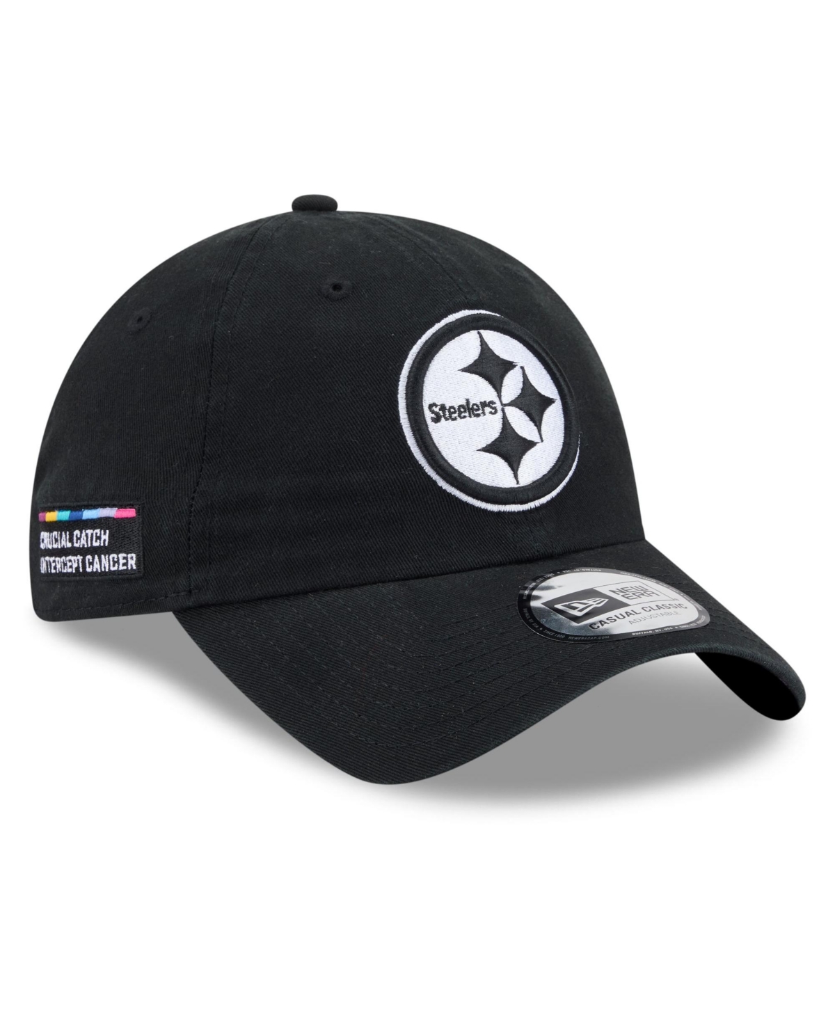 New Era Men's Black Pittsburgh Steelers 2026 Nfl Crucial Catch Casual Classic Adjustable Hat - Black