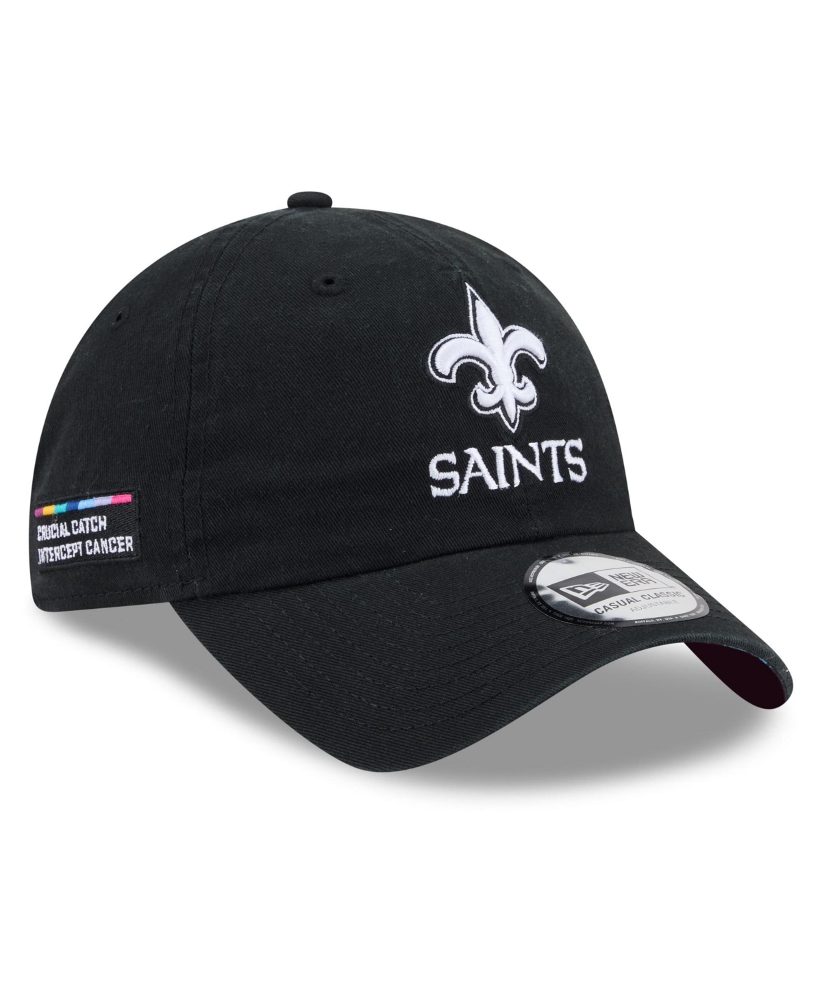 New Era Men's Black New Orleans Saints 2026 Nfl Crucial Catch Casual Classic Adjustable Hat - Black