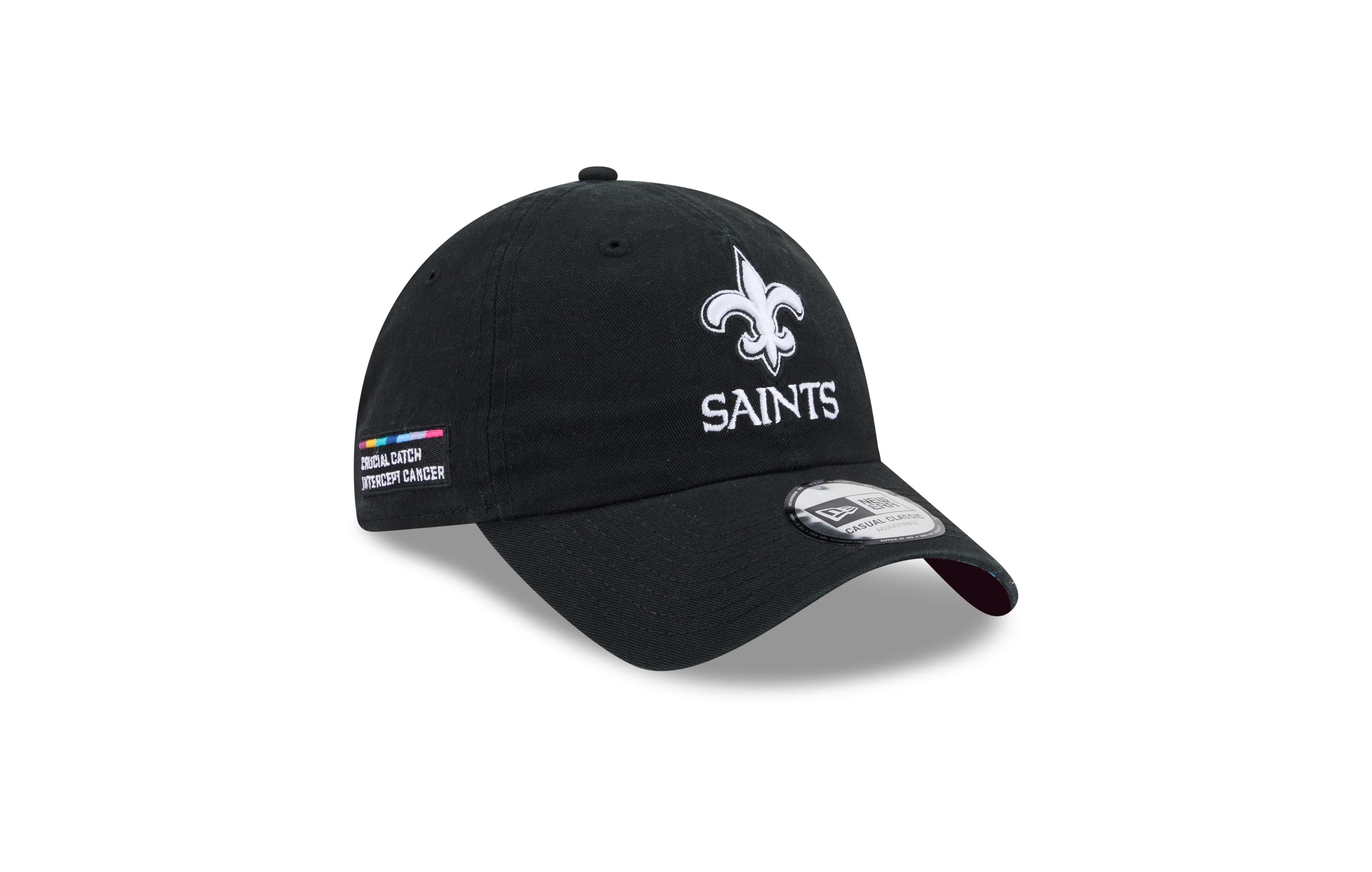 New Era Men's Black New Orleans Saints 2026 Nfl Crucial Catch Casual Classic Adjustable Hat