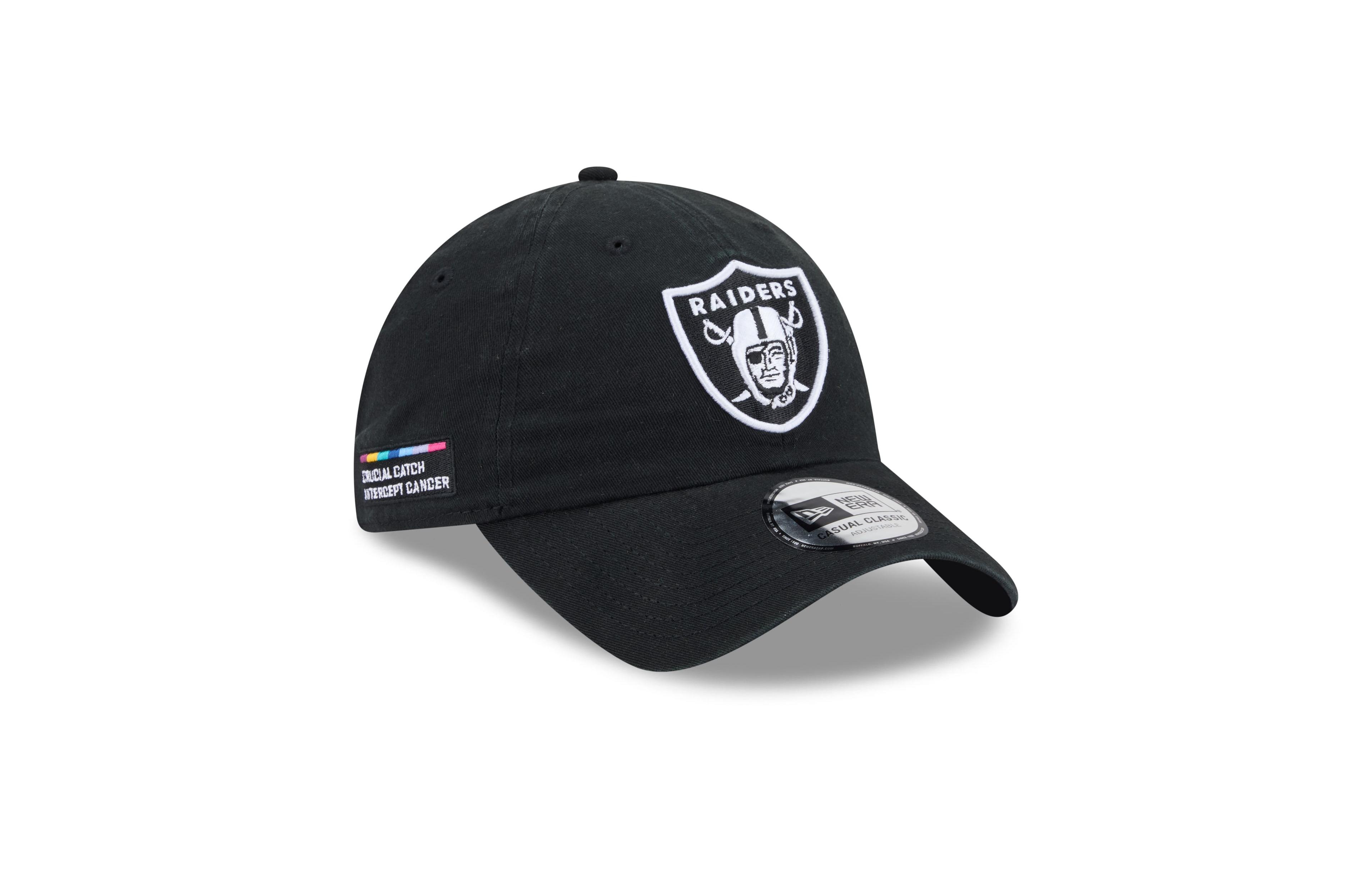 New Era Men's Black Las Vegas Raiders 2026 Nfl Crucial Catch Casual Classic Adjustable Hat
